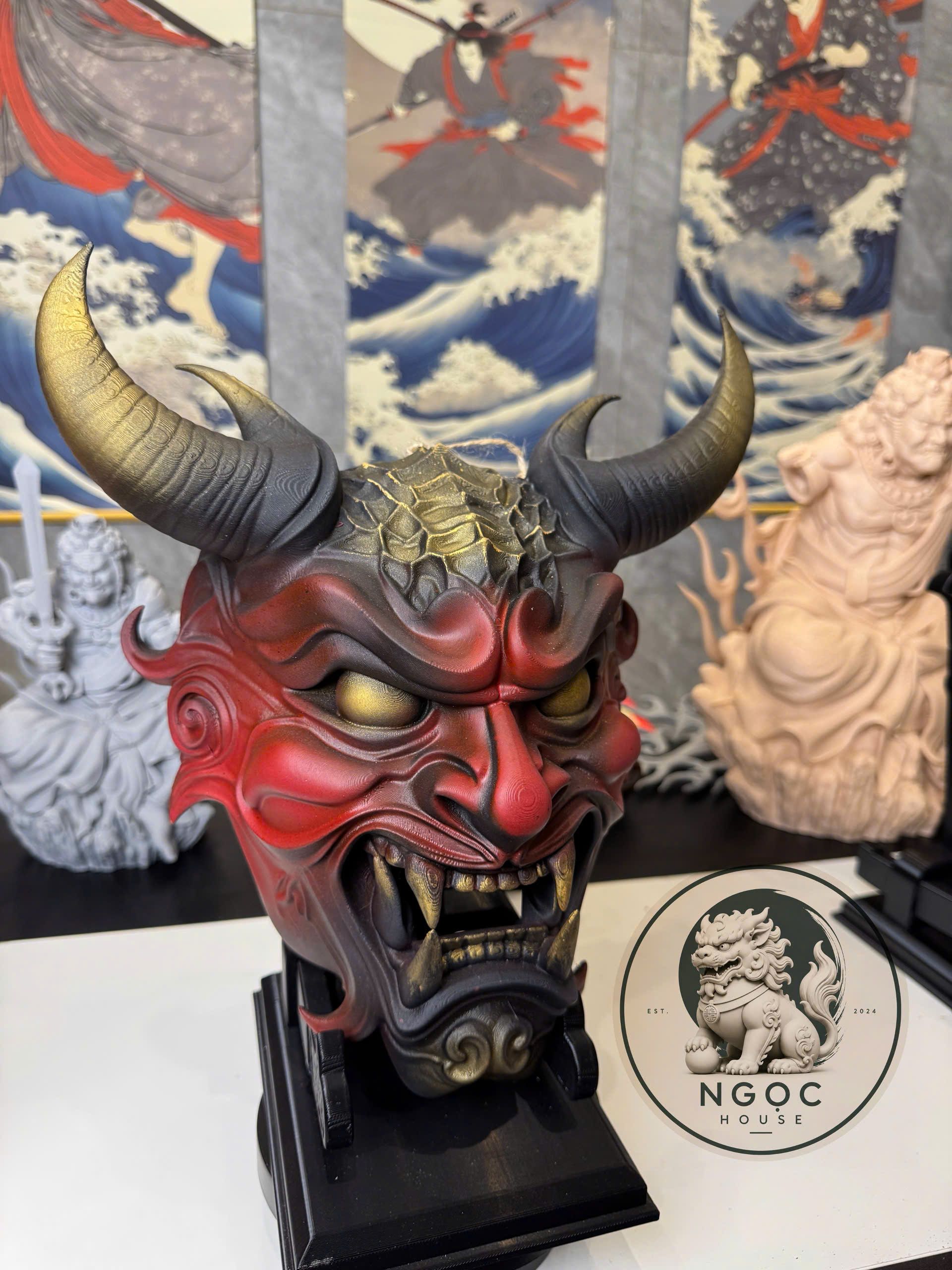 MẶT NẠ ONI  – NGƯU QUỶ NHẬT BẢN