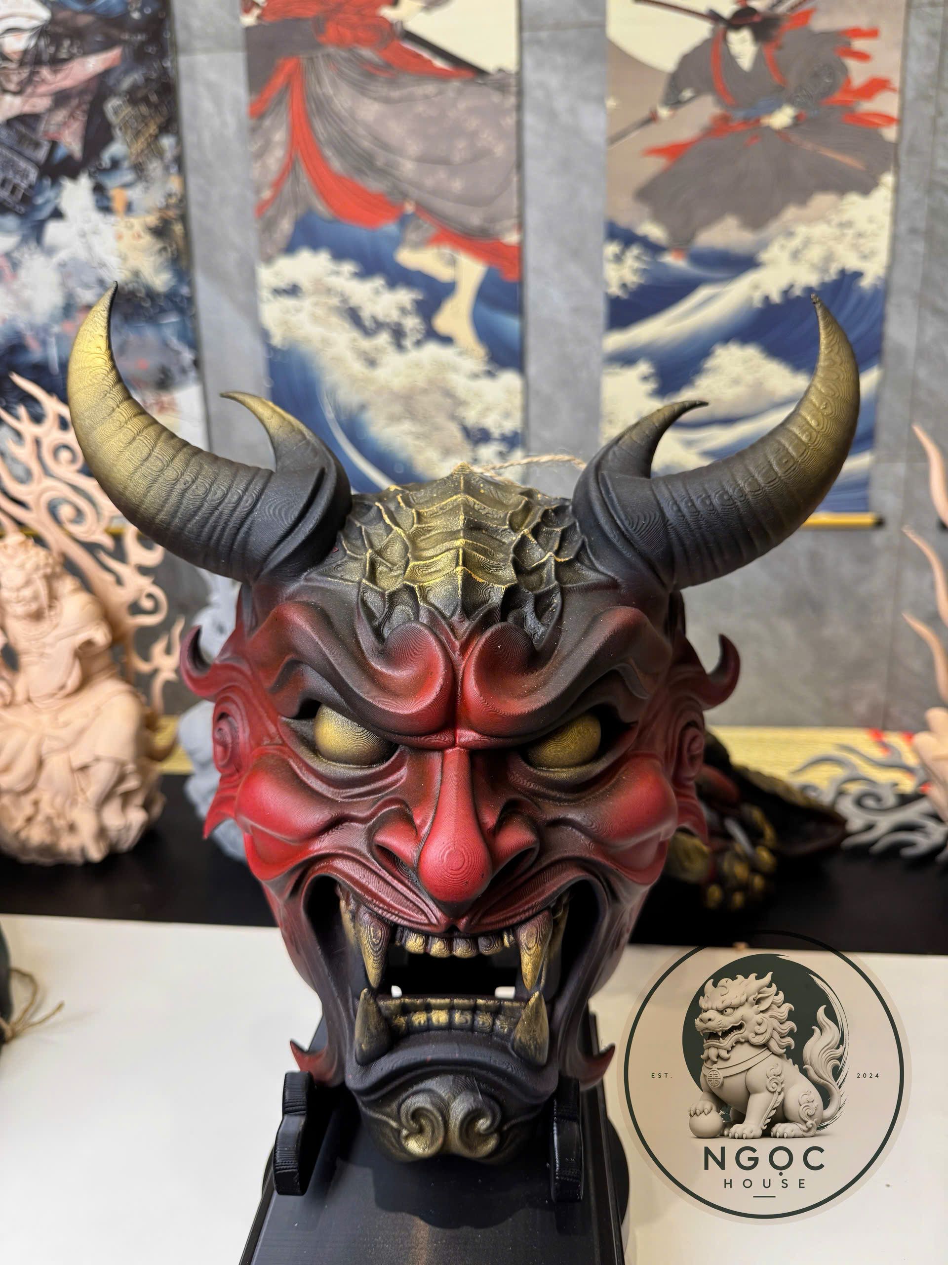 MẶT NẠ ONI  – NGƯU QUỶ NHẬT BẢN